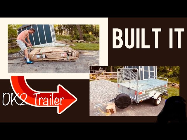 Building up a Utility Trailer - DK2 5ft. x 7ft. REVIEW #trailer #DK2 @AndrewCamarata