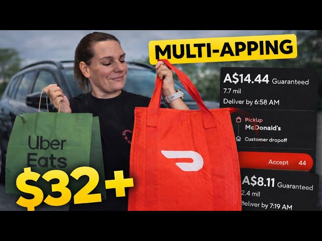 DoorDash & Uber Eats Multi-Apping 🚗 3 Hours Over 2 Days | Almost Platinum!