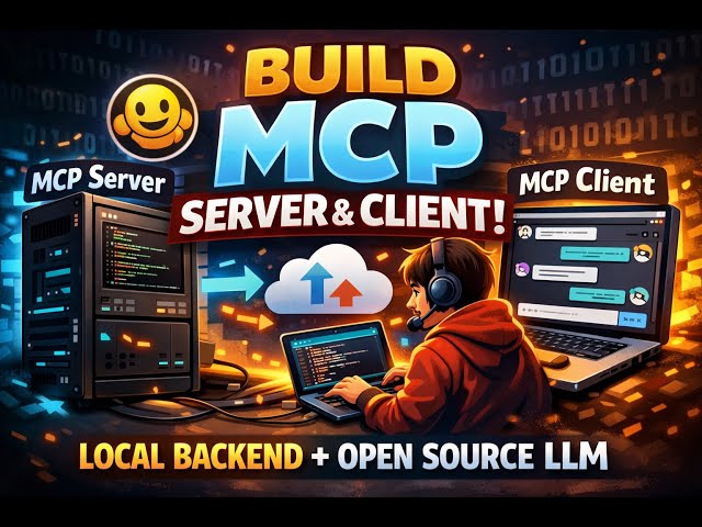 Build MCP Server and Client || using local backend and open source LLM from huggingFace