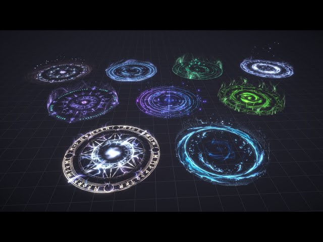Magic Circle Spells VFX For Unity