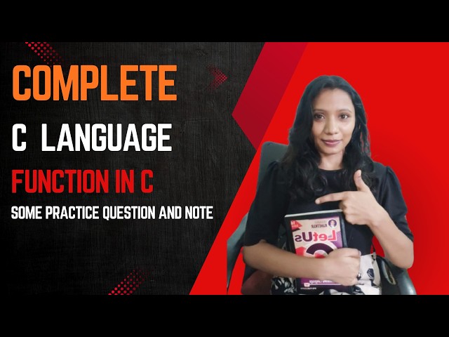 🎯 C Functions: Definition & Practice Questions | Complete Beginner Guide