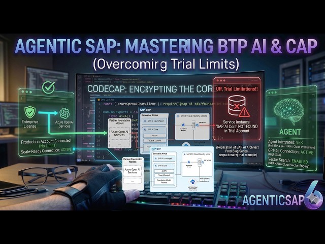 Coding My First SAP CAP AI App & Decoding the "Trial Trap" Errors! 🚀 | Agentic SAP