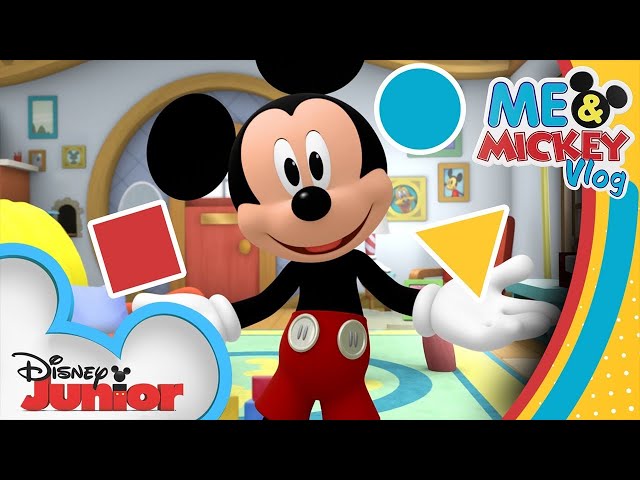 Learn Colors and Shapes 🌈 | Me & Mickey | Vlog 3 | @disneyjr