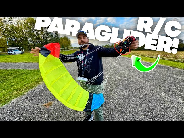 WOLFBUSH R/C Mini Stunt Paraglider 🪂 [RTF] from @Stirlingkit - Maiden Flight Review! [4K60fps HDR]