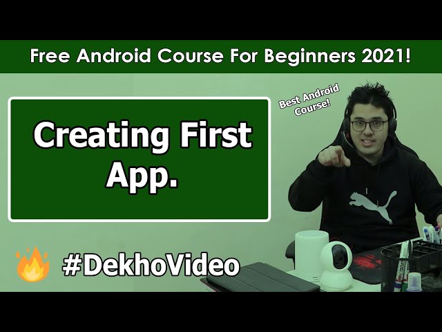 Creating Our First Android App (with APK) | Android Tutorials in Hindi #2