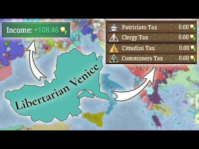 I Created a LIBERTARIAN PARADISE with ZERO TAXES as VENICE in EU5!