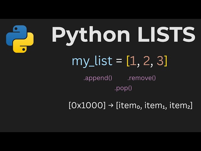 One Variable That Holds EVERYTHING? | Python Lists Explained Simply