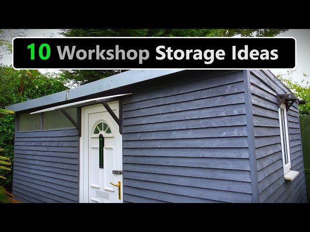 10 DIY Storage Solution Project Ideas (for a Small Workshop)