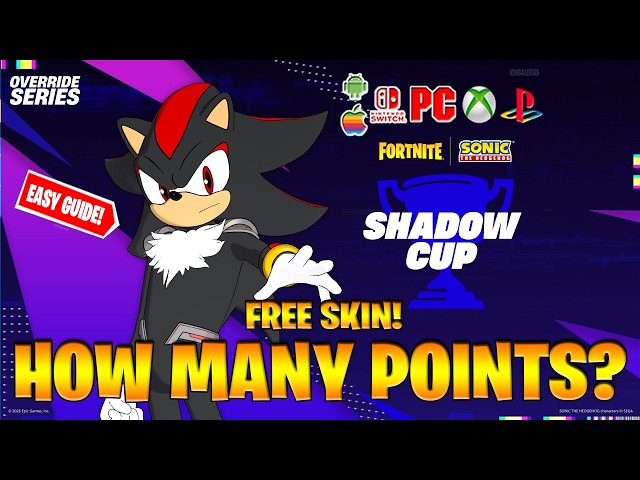 How Many POINTS Do You Need to Get Shadow Skin in Fortnite! (Shadow Cup Leaderboard)