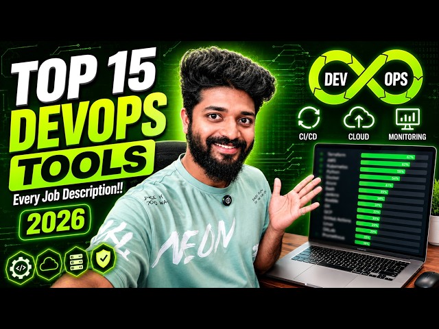 Analyzed 1000+ DevOps Job Descriptions — These 15 Tools Appear Everywhere (2026)