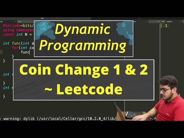 Coin Change 1 & 2 : Leetcode DP Questions | CP Course | EP 93