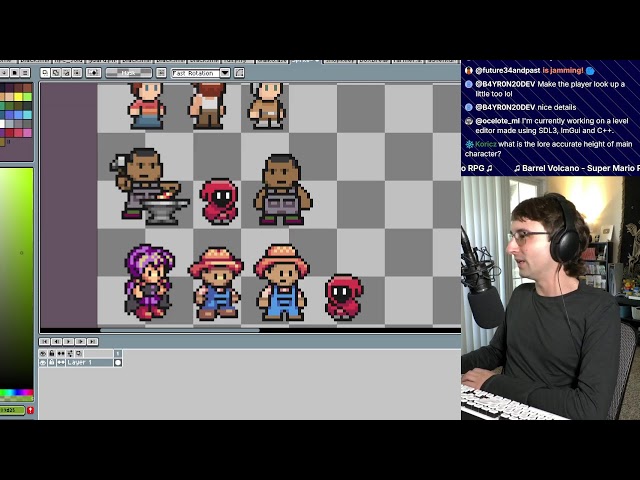 Designing new characters! Making pixel art on MOONSHIRE MONDAY!