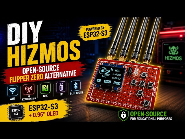 DIY Hizmos – The Ultimate Open-Source Flipper Zero Alternative