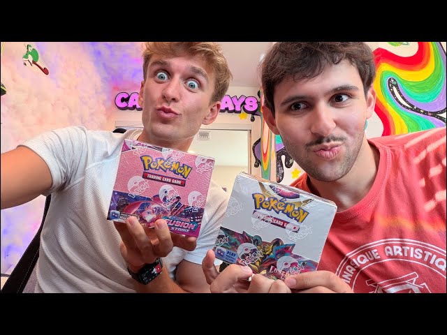 Opening RARE Pokémon Cards With StinkyAsher 😍