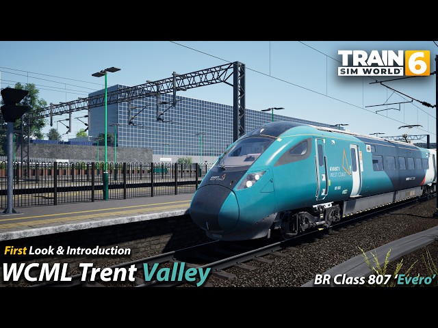 First Look West Coast Main Line Trent Valley : Train Sim World 6 [4K 60FPS]