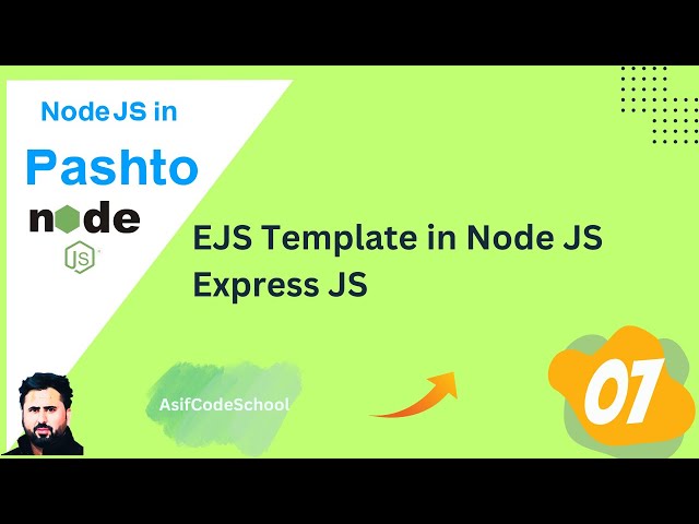 07 EJS Template  in Express js Node js | toturial in pashto