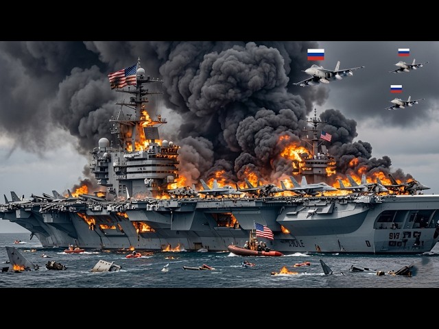 2 minutes ago, Russia brutally blew up a US aircraft carrier carrying 78 fighter jets