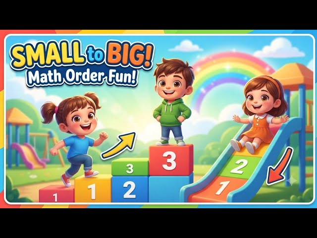 Learn Math Sorting! Smallest to Largest & Big to Small Fun Lesson
