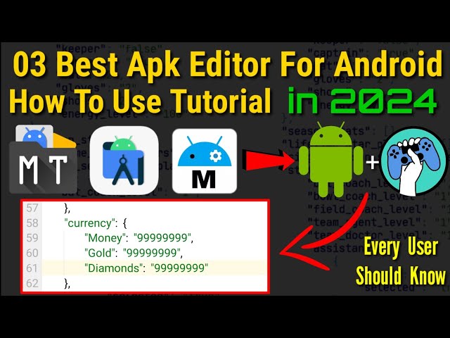 3 Best Apk Editor App For Android in 2024 ||Every User Should Know