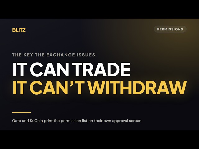 Trading Bot API Key: It Can Trade, It Can't Withdraw