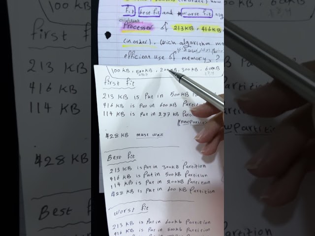 نظم تشغيل Dynamic Storage-Allocation Problem لكجر 2