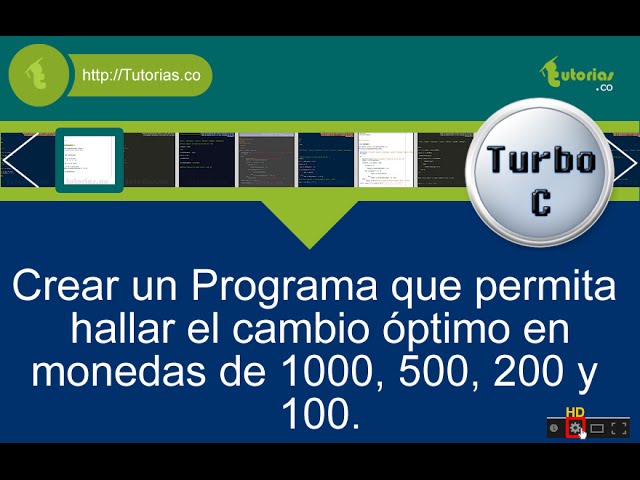 sentencia if-else – turbo C (el cambio optimo)