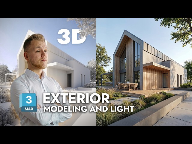 The Secret to High-End Exterior Renders (3ds Max Tutorial)