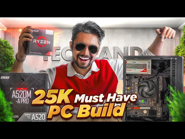 25K 'Gaming PC' Build with Ryzen 5 5600G | Tech Land BD