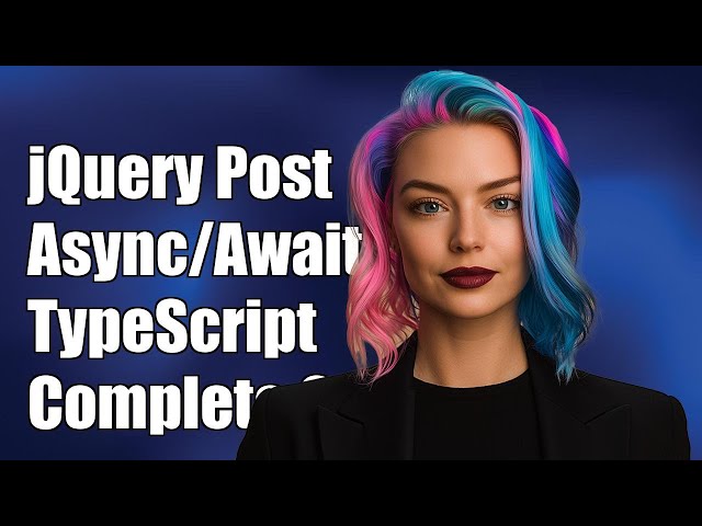 Using jQuery $.post() with Async/Await in TypeScript: A Complete Guide