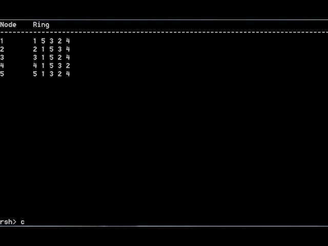 Cluster of nodes discovering each other using a Gossip protocol