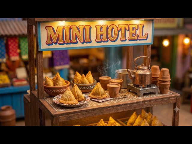 Mini Hotel Compilation | Mini Samosa, Tea, Litti, Bada & More Tiny Cooking