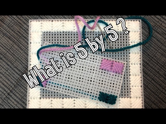 🟩 What Is A 5 by 5? | Tutorial | Plastic Canvas