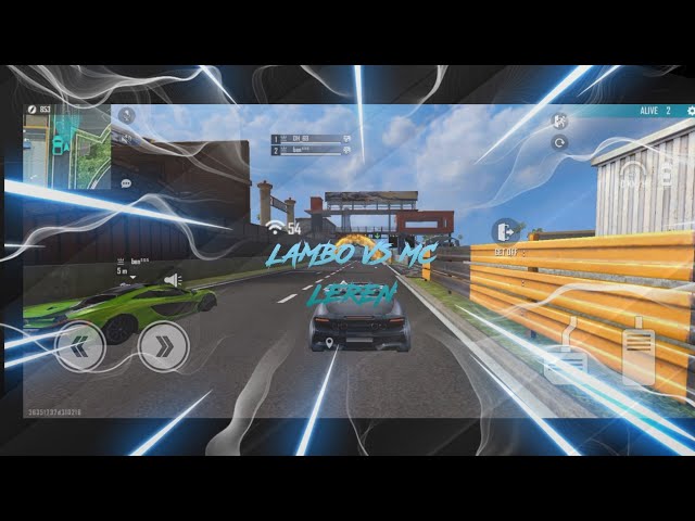 mc leren vs lambo with @benyt