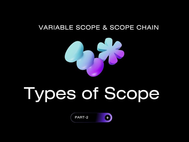 JavaScript Scope Types Explained | Global, Function, Block & Lexical Scope | Part 2