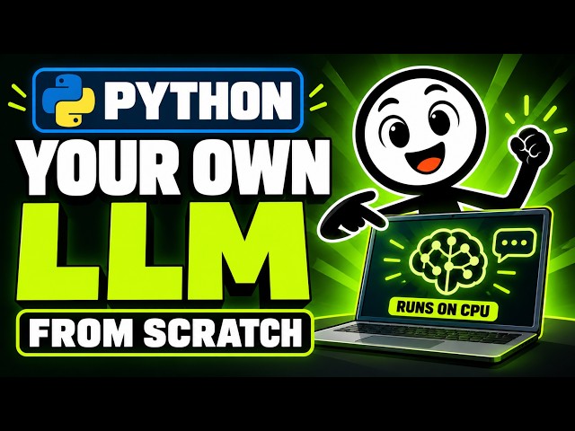 Build a Llama-Style LLM From Scratch in Python — Every Step Explained