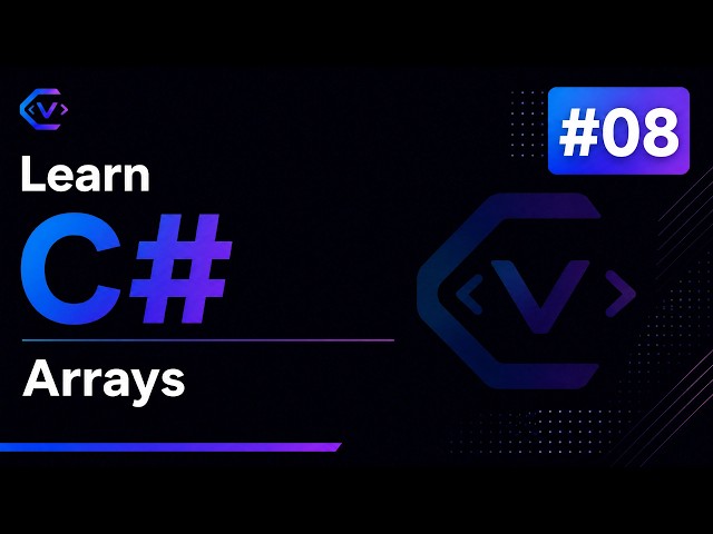 Learn C# In Arabic #08 - Arrays