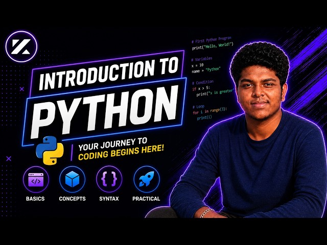 Python Tutorial for Beginners | Introduction to Python (Tamil)