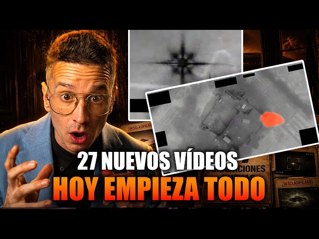 TODAY BEGINS THE DECLASSIFICATION OF 27 NEW UFO VIDEOS "THE BIG DAY"