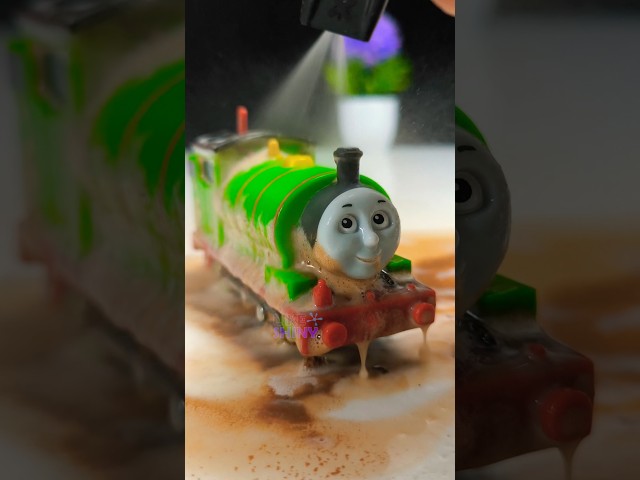 Thomas and Friends Percy Train Muddy to So Shiny!