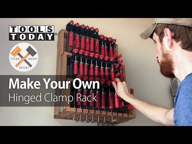 DIY Woodworking Project: Building a Hinged Clamp Rack