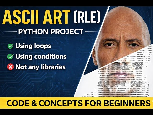 Turning Data Into Art — ASCII Art with Run-Length Encoding in Python