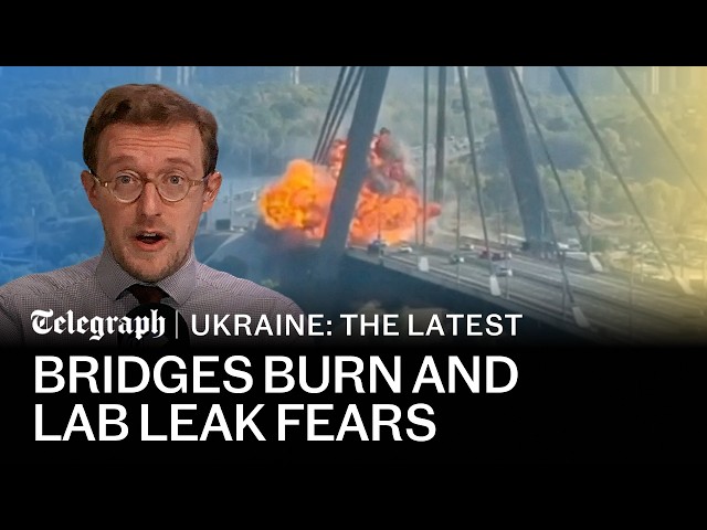 Russia accused of plague leak coverup as Moscow bombards Kyiv bridges | Ukraine war news updates