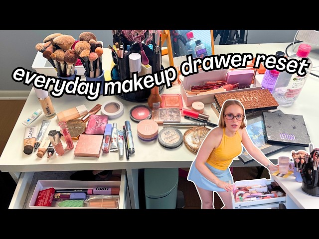 An Everyday Makeup Drawer Reset *Summer to Fall Transition* 🌻🍂