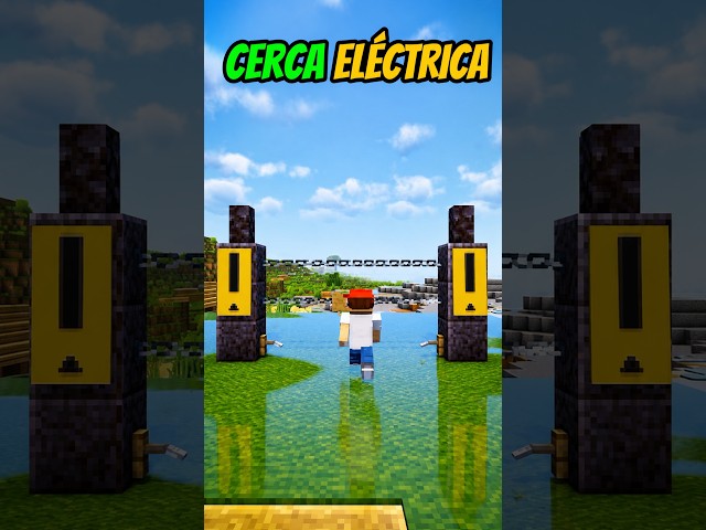 Minecraft: Cerca Eléctrica Fácil para tu Base ⚡ Tutorial