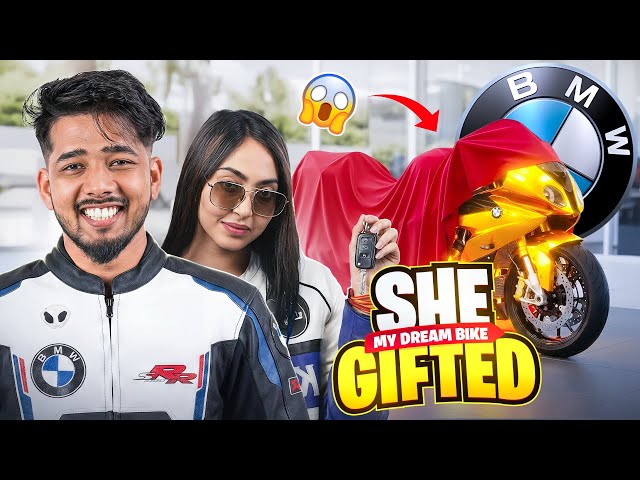 SHE GIFTED ME MY DREAM BIKE BMW S1000RR 🏍️😱