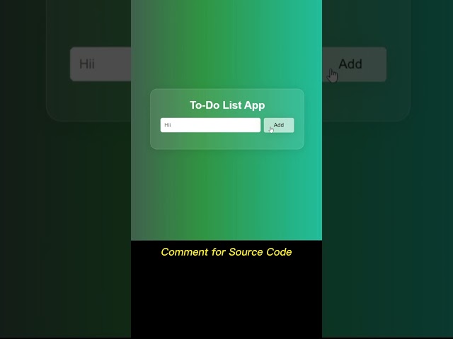 How to Create To-Do List || #html #css #javascript #coding #astechmaster