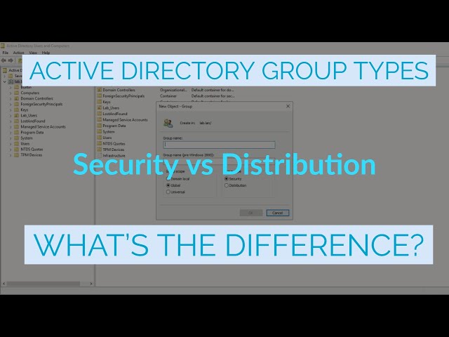 What's the Difference Between Security and Distribution Groups?