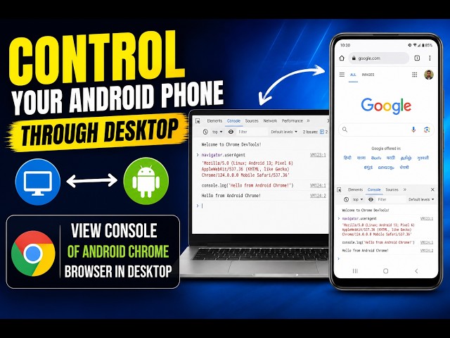 How to Control Your Android Phone from Your PC (Remote Debugging Tutorial)