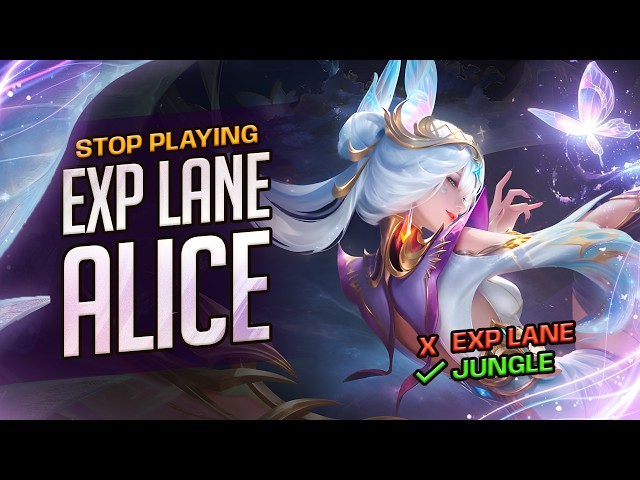 This is why JUNGLE Alice is Better than EXP LANE | Alice Collector Skin Gameplay