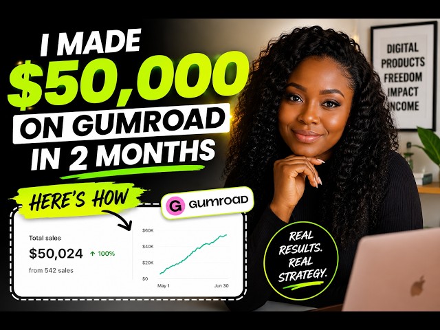How to Make More Money Selling Digital Products on Gumroad (I made $50k and more)